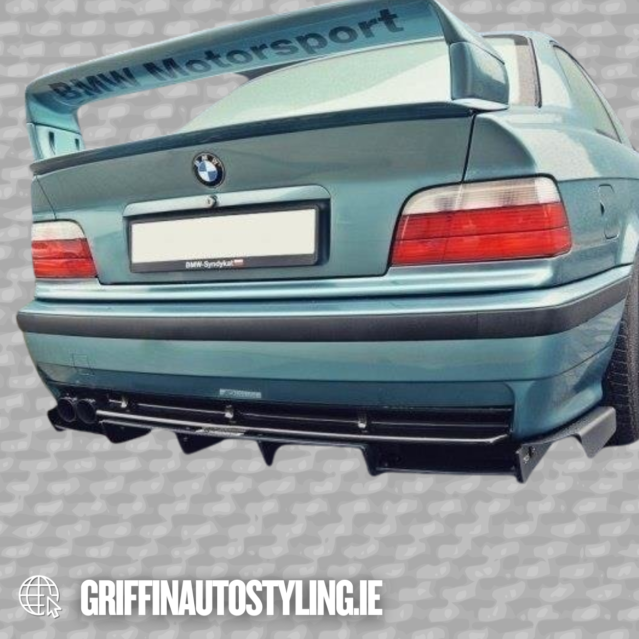 Maxton Design BMW E36 M3 Rear Race Diffuser