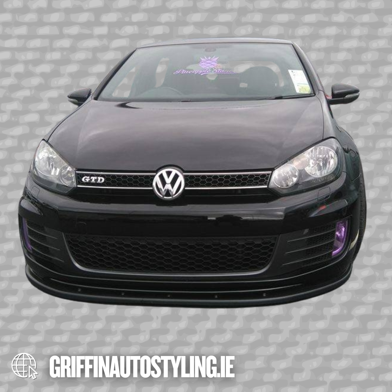 Maxton Design VW Golf 6 GT Front Lip v2 – Gloss Black
