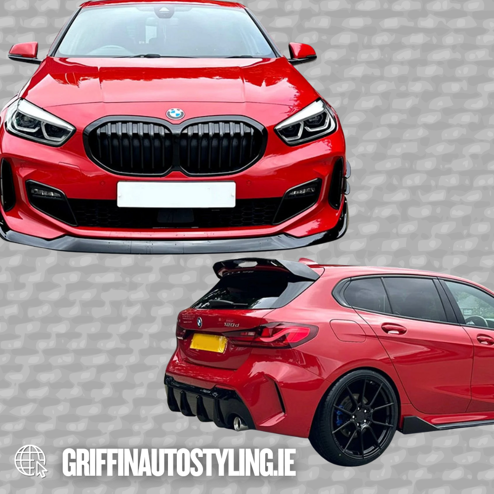 BMW 1 Series M Sport F40 2018 - 2024 Gloss Black Full Aero Kit