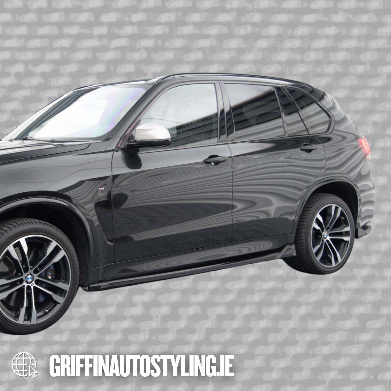 Maxton Design BMW X5 F15 M-Sport 2013-2018 Side Skirt V2 – Gloss Black