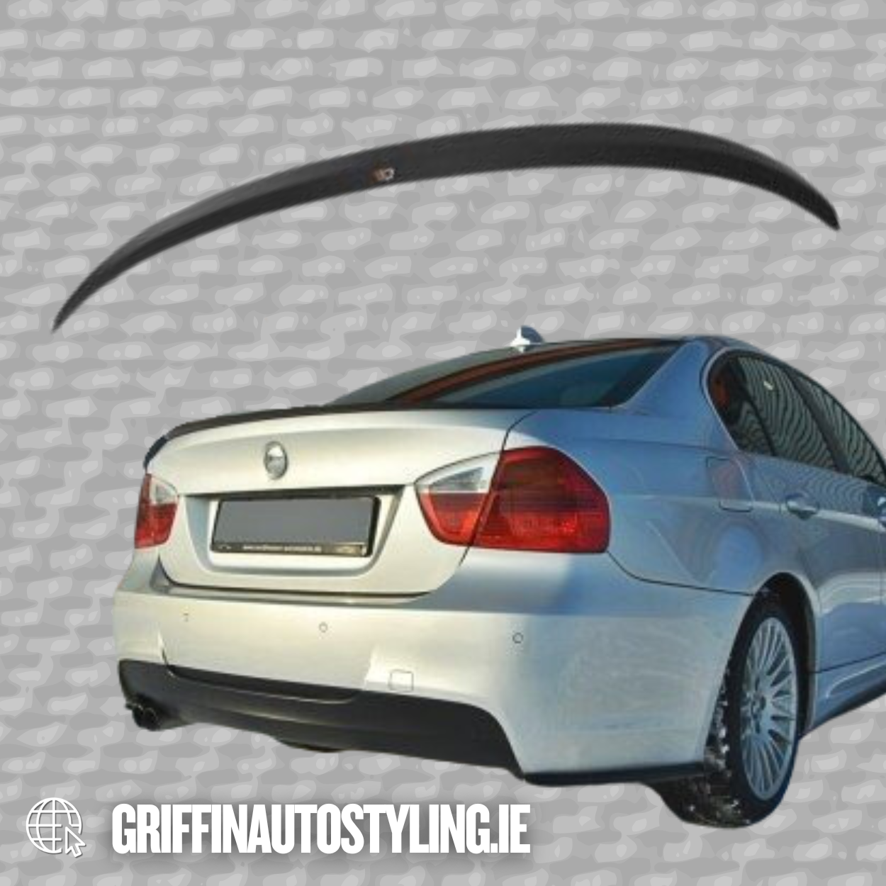 Maxton Design Boot Spoiler for BMW E90 – Standard Matte Black or Gloss Black