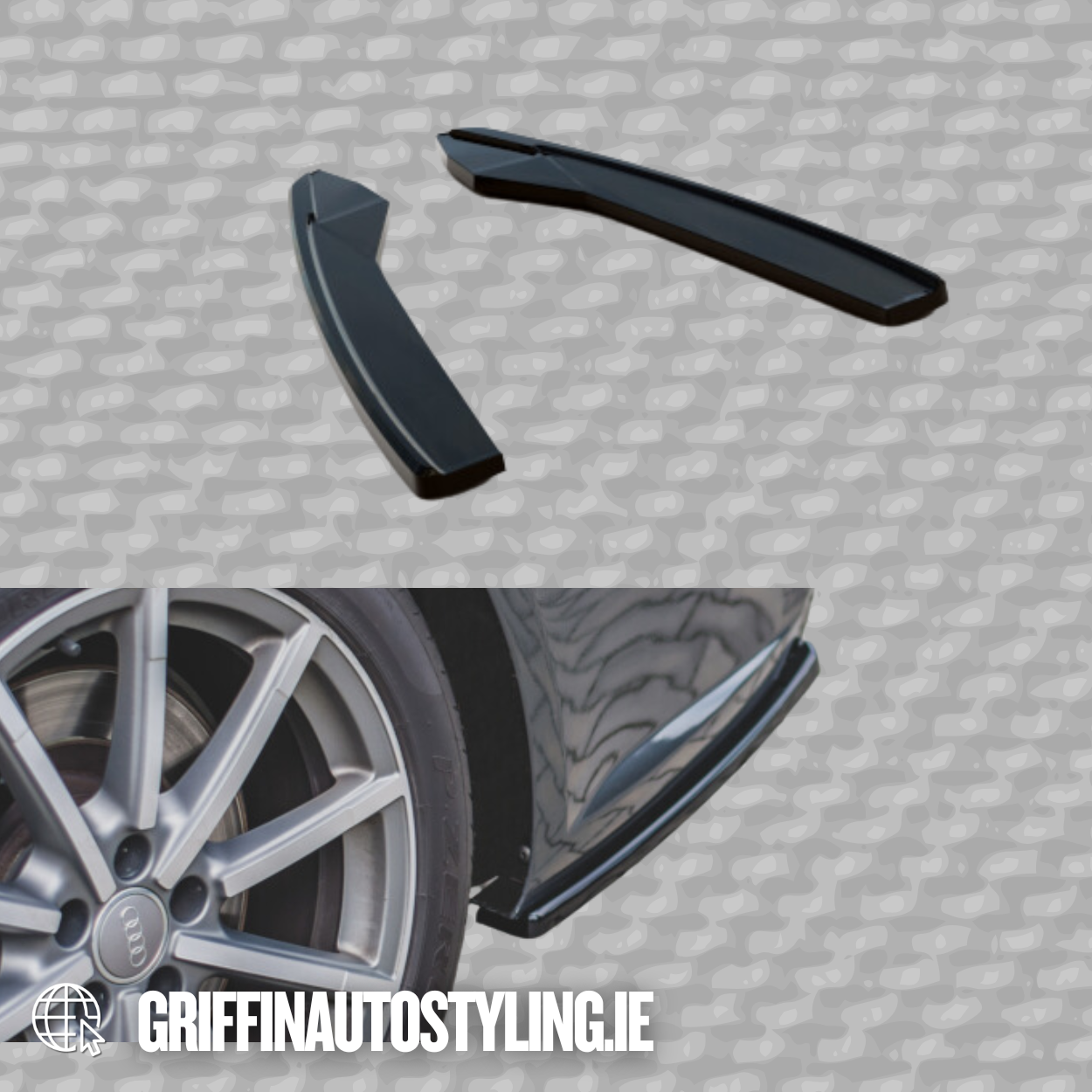 Maxton Design Rear Spats for Audi A6 C7 S-Line Facelift 2014-2018