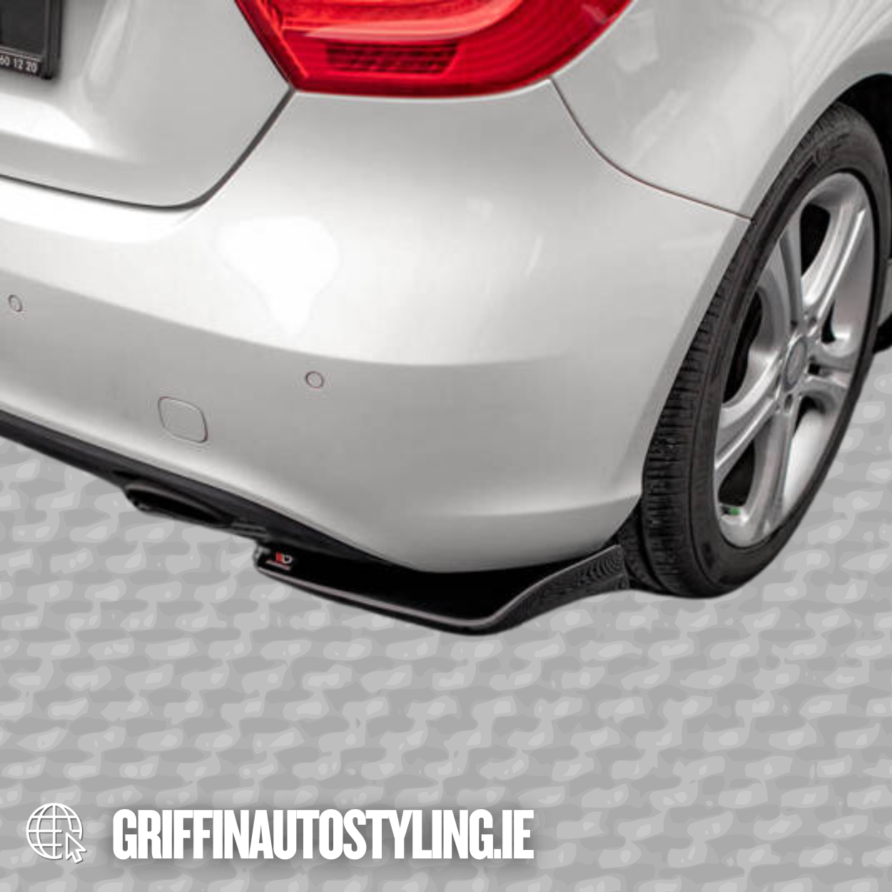 Maxton Design Rear Spats for Mercedes A-Class W176 SE 2012–2015 – Gloss Black
