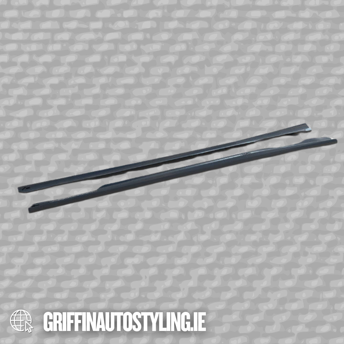 Maxton Design Mercedes A-Class W176 AMG-Line Side Skirt Extensions – Gloss Black