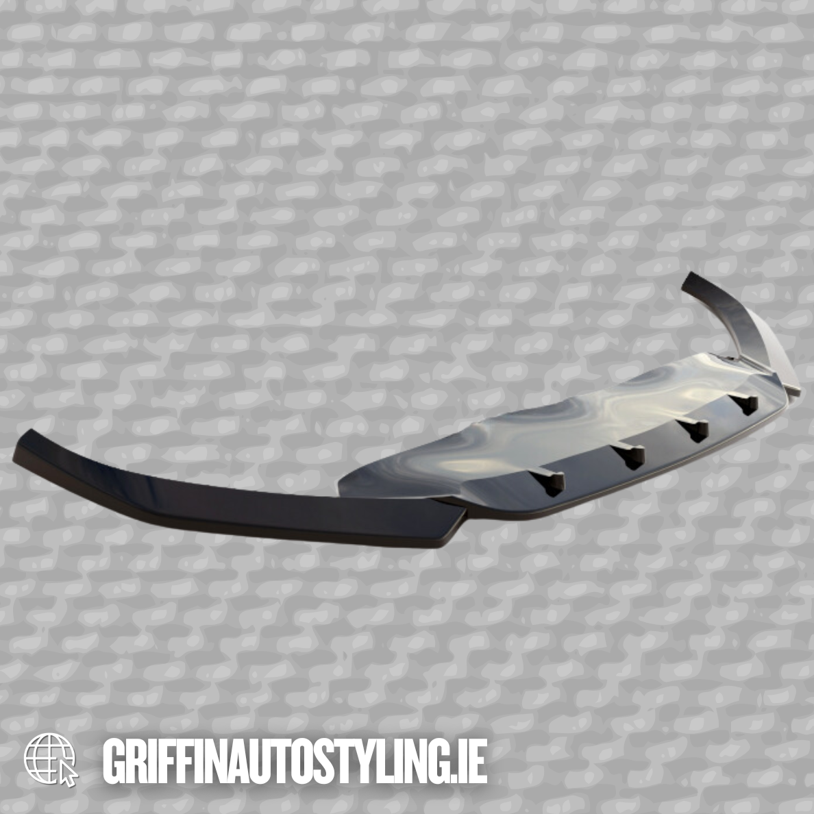 Maxton Design VW Passat B8.5 SE 2019 V1 Front Splitter – Gloss Black