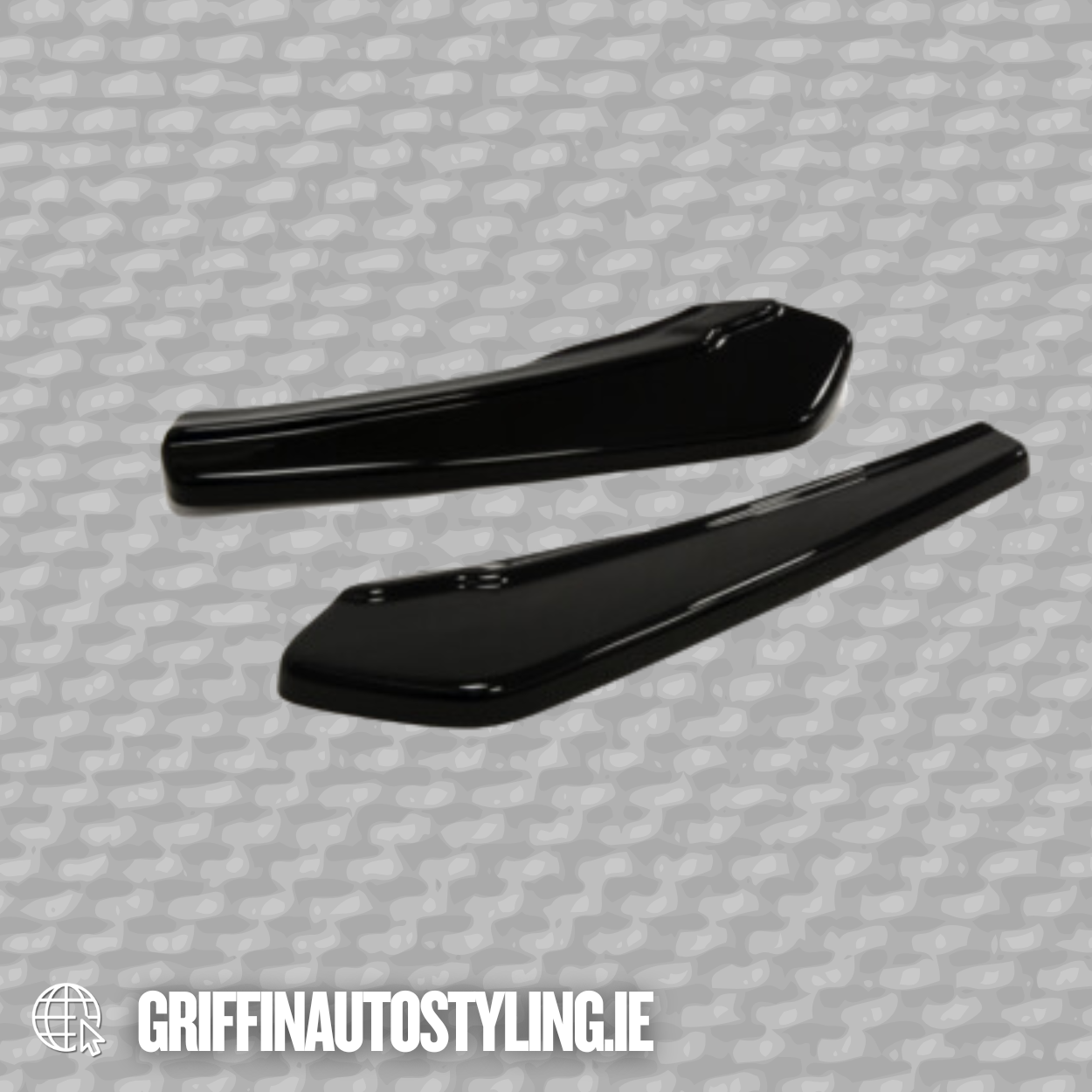 Maxton Design Audi A5 S-Line 2008-2012 Coupe Add-On Rear Spats – Gloss / Matte Black