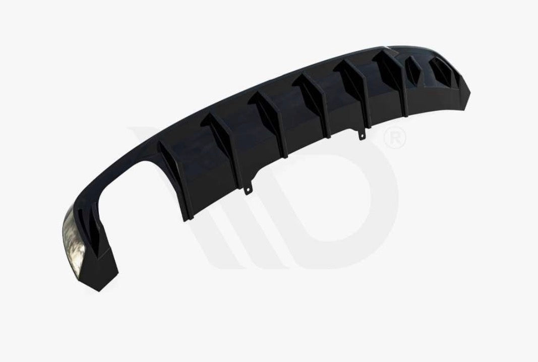 Maxton Design Audi A4 B9 S-Line Diffuser – Twin Left Exit