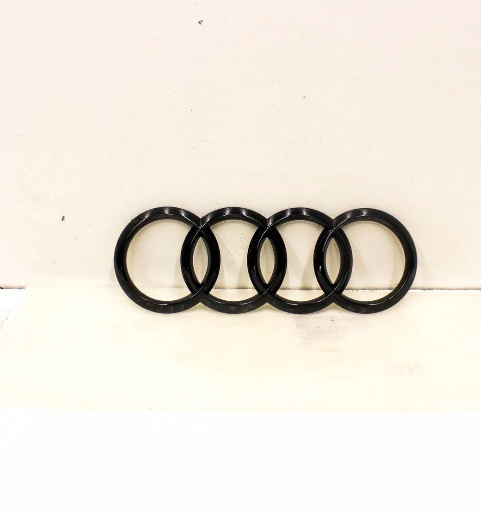 Audi A1 A3 A4 A5 A6 A7 A8 Rear Trunk Boot Lid Emblem Badge Black 192mmx65mm