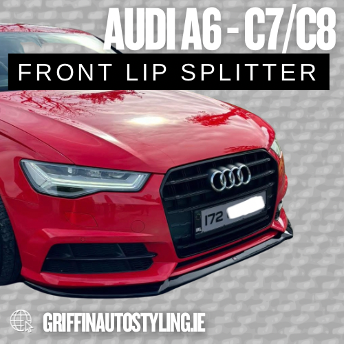 2012-2018 Audi A6 C7/C8 Front Lip Splitter