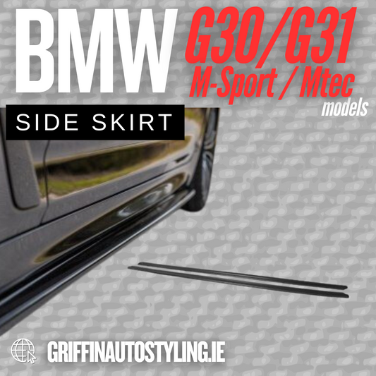 Maxton Design Side Skirt for BMW G30 G31 M-Sport M-Pack 2017 – Carbon Effect