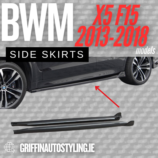 Maxton Design BMW X5 F15 M-Sport 2013-2018 Side Skirt V2 – Gloss Black