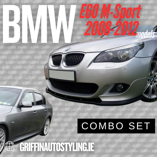 Maxton Design BMW E60 Mtec Lip Kit – Combo