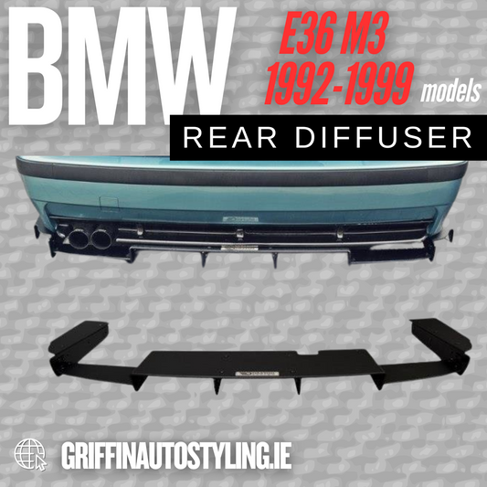 Maxton Design BMW E36 M3 Rear Race Diffuser