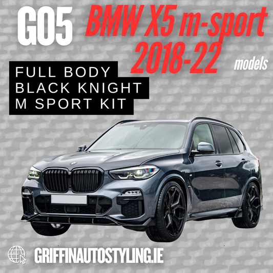 BMW X5 M Sport 2018-2022 G05 Gloss Black Knight Aero Body Kit M Sport