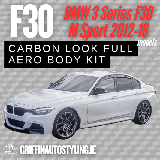 BMW 3 Series F30 M Sport 2012-2018 Carbon Look Full Aero Body Kit