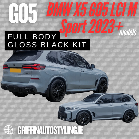BMW X5 G05 LCI M Sport 2023+ Gloss Black Kit