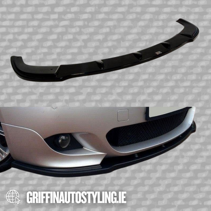 Maxton Design BMW E60 Mtec Add on Lip – Gloss Black