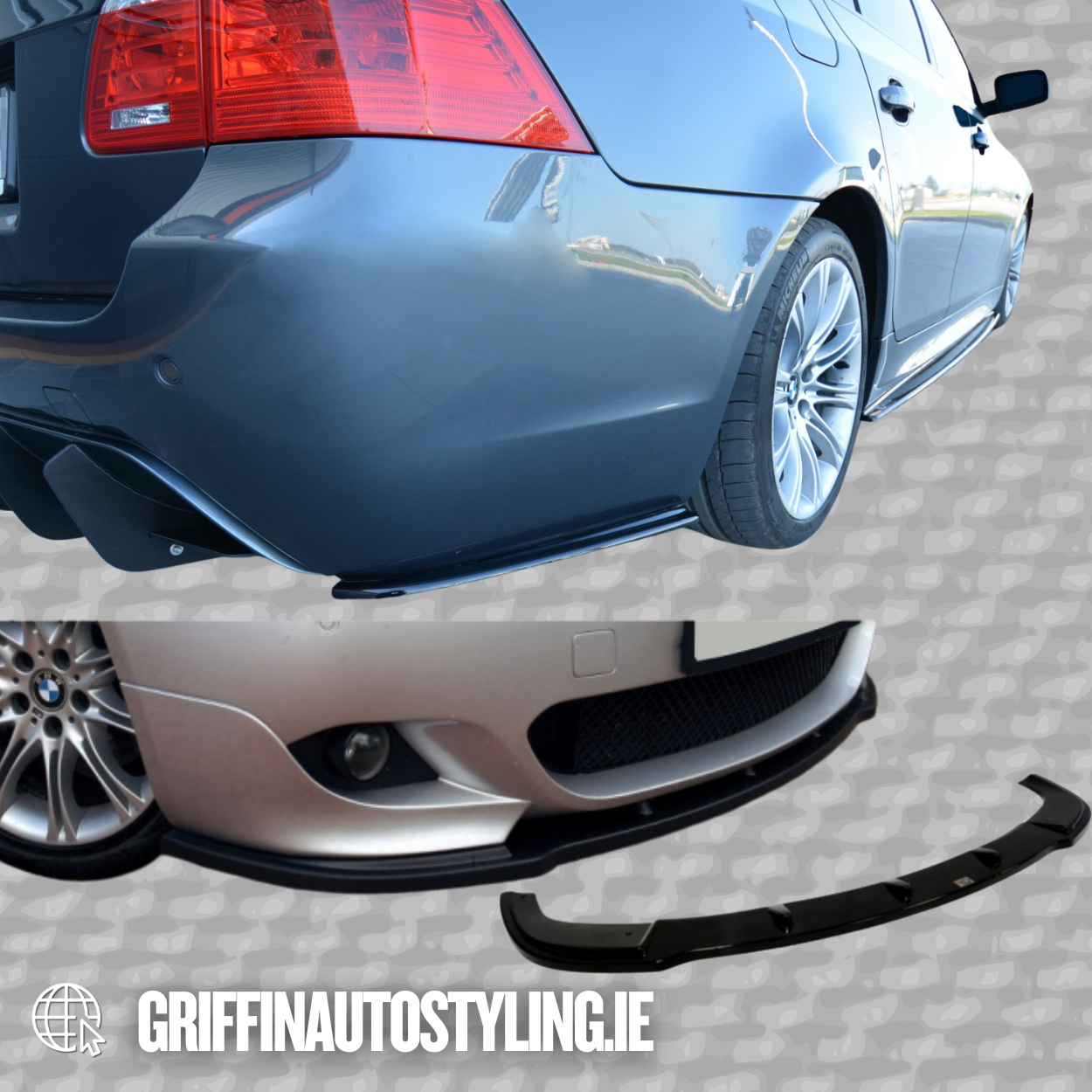 Maxton Design BMW E60 Mtec Lip Kit – Combo