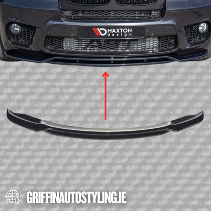 Maxton Design BMW X5 E70 Msport 2010-2013 Front Lip – GLOSS BLACK