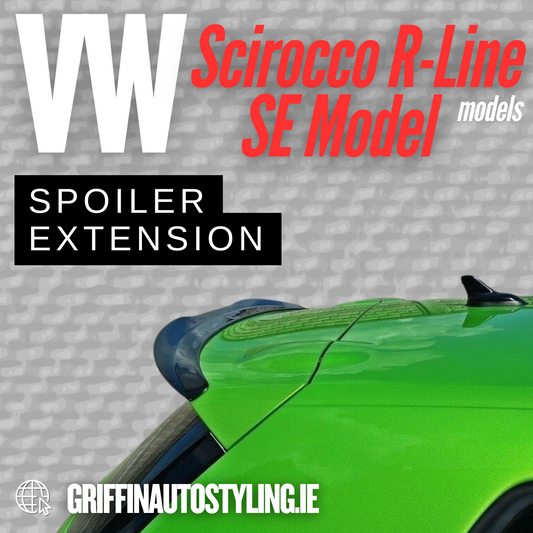 Maxton Design Spoiler Extension for VW Scirocco R-Line 2008-2017 – Gloss Black