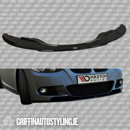 Maxton Design BMW E92 2005-2009 (MTEC) V2 Front Lip – Gloss Black