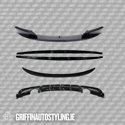 BMW 3 Series F30 M Sport 2012-2018 Gloss Black Full Aero Body Kit