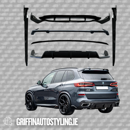 BMW X5 M Sport 2018-2022 G05 Gloss Black Knight Aero Body Kit M Sport