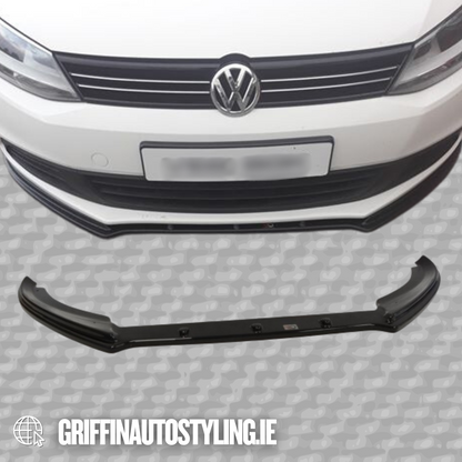 Maxton Design VW Jetta 2011-2014 SE Bumper Front Lip V1 – Gloss / Standard Black
