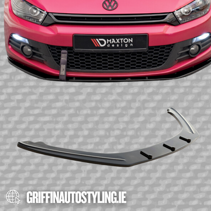 Maxton Design VW Scirocco V1 2008-2014 Front Splitter – Gloss / Matte Black