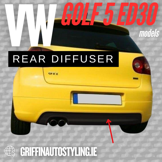 Maxton Design Rear Diffuser for VW Golf MK5 ED30 Style