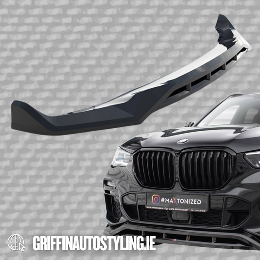 Maxton Design BMW G05 X5 (2018-2023) Front Lip V2 – Gloss Black