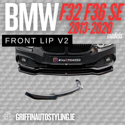 Maxton Design BMW 4-Series Gran Coupe F32 / F36 SE Front Lip – Gloss Black