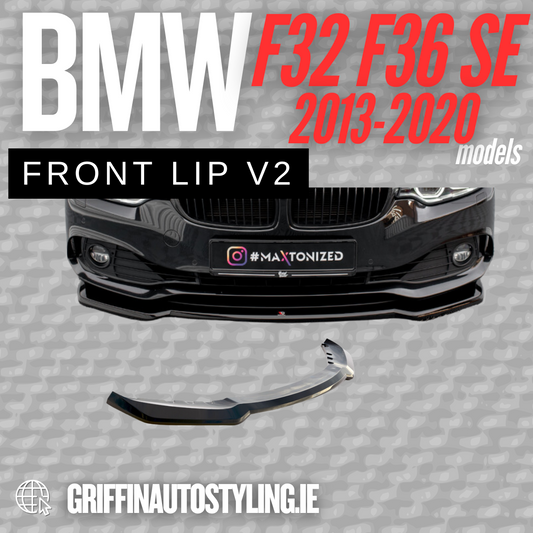 Maxton Design BMW 4-Series Gran Coupe F32 / F36 SE Front Lip – Gloss Black