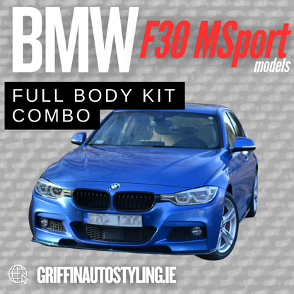 Maxton Design BMW 3 Series F30 M Sport Lip Kit – Combo