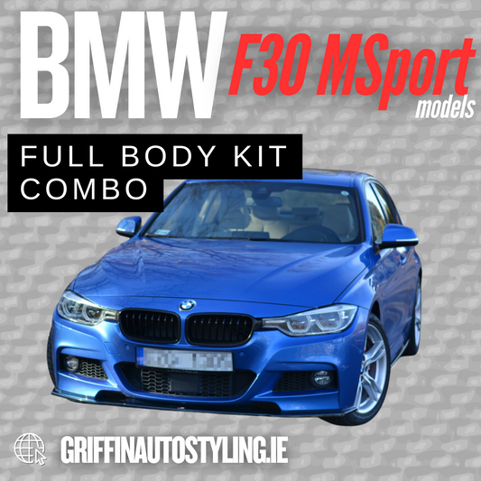 Maxton Design BMW 3 Series F30 M Sport Lip Kit – Combo
