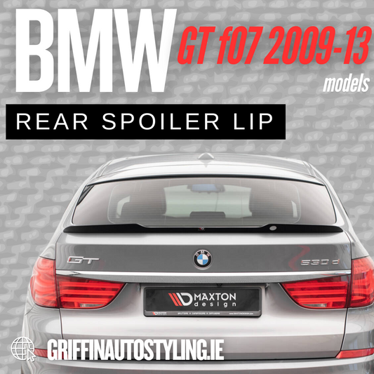 Maxton Design BMW 5 Series GT F07 Spoiler Extension – Gloss Black