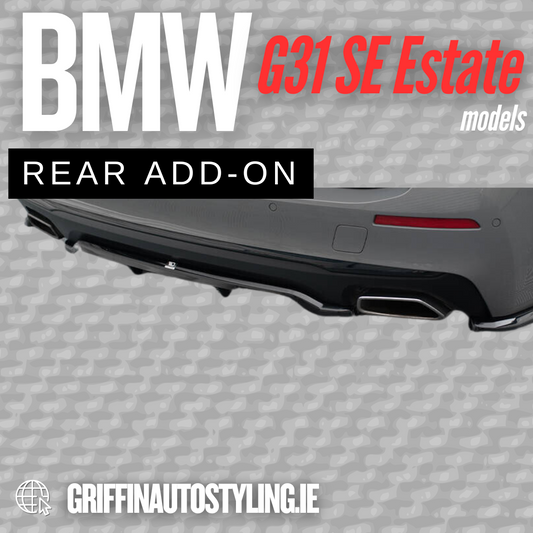 Maxton Design BMW G31 SE Estate (2020-2023) Rear Add-On – Gloss Black