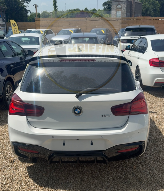 BMW 1 Series LCI M Sport F20 F21 2015-2019 Gloss Black Full Aero Body Kit - LEFT EXIT EXHAUST