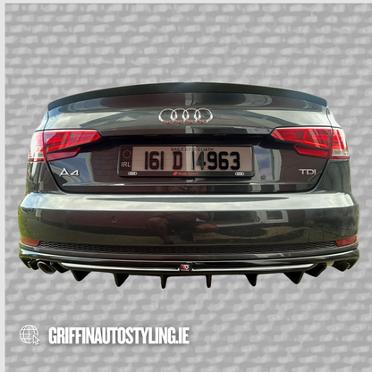 Maxton Design Audi A4 B9 S-Line Diffuser – Single Left Exit