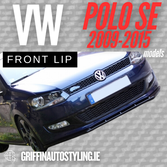 Maxton Design Front Bumper Lip for VW Polo SE 2009-2015