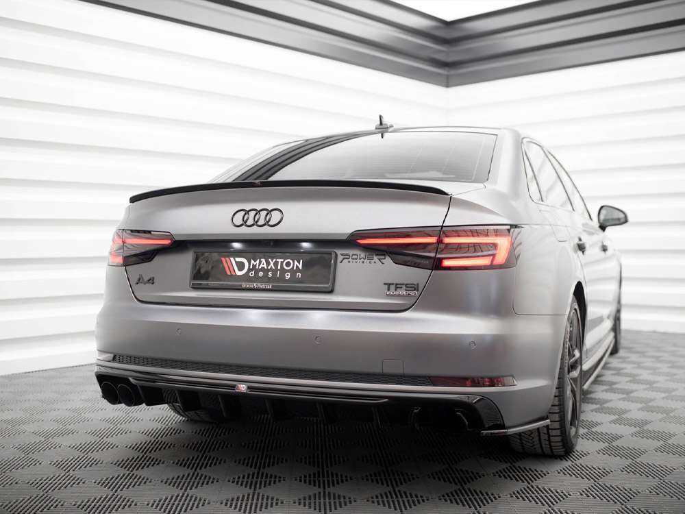 Maxton Design Audi A4 B9 S-Line Diffuser – Twin Left Exit