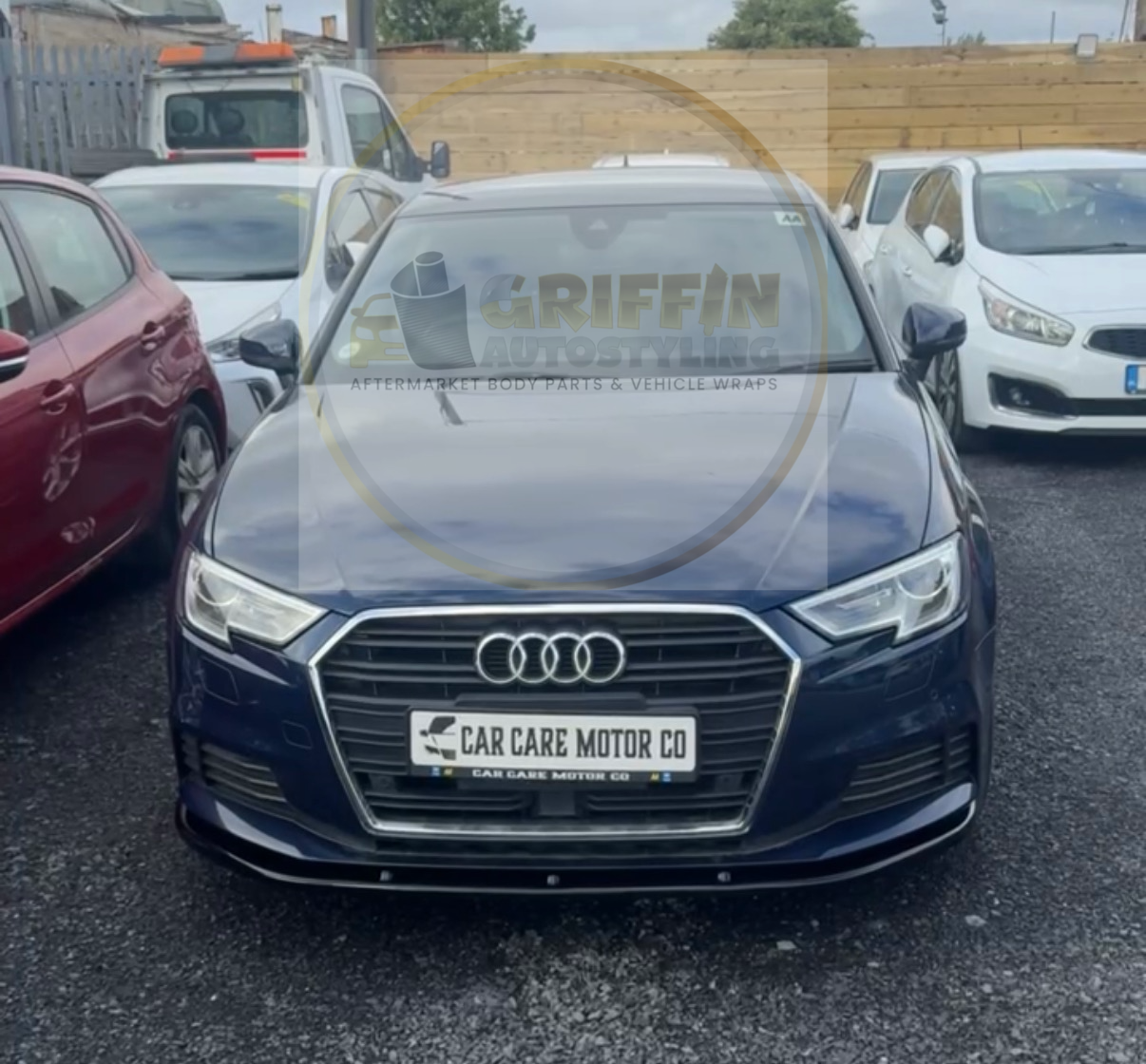 AUDI A3 8V FRONT LIP SPLITTER 1 PIECE 2013-2019