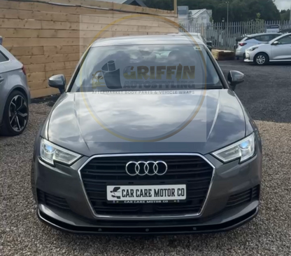AUDI A3 8V FRONT LIP SPLITTER 1 PIECE 2013-2019