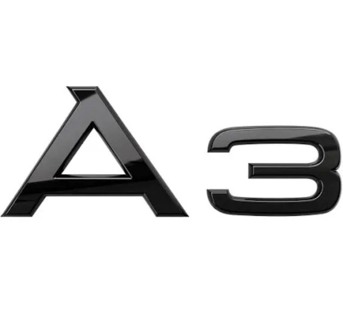 A3 GLOSS BLACK LETTERING