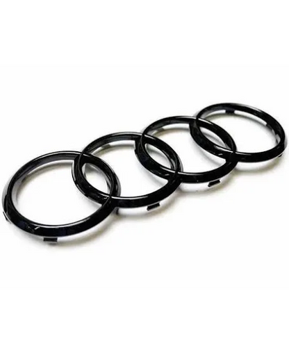 Audi a3 front rings style emblem glossy black
