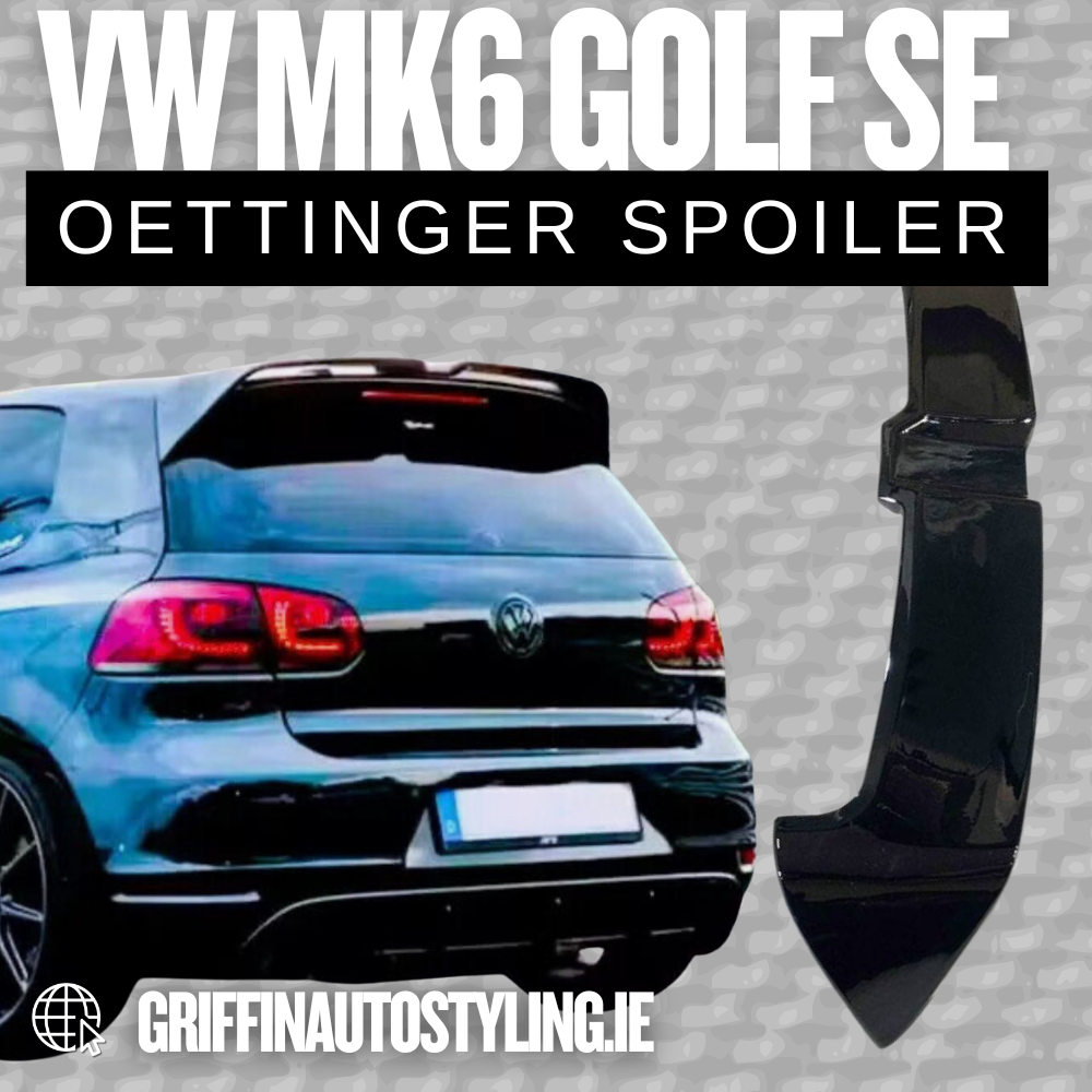 2010-2014 VW Golf MK6 SE Oettinger Rear Spoiler
